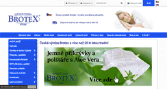 Desktop Screenshot of brotex.cz